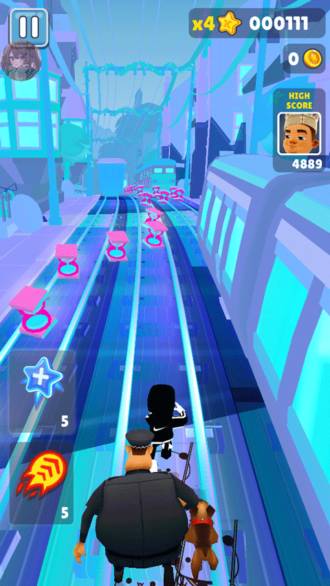 地铁跑酷万次郎