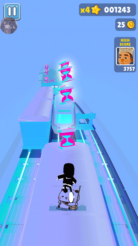 地铁跑酷万次郎