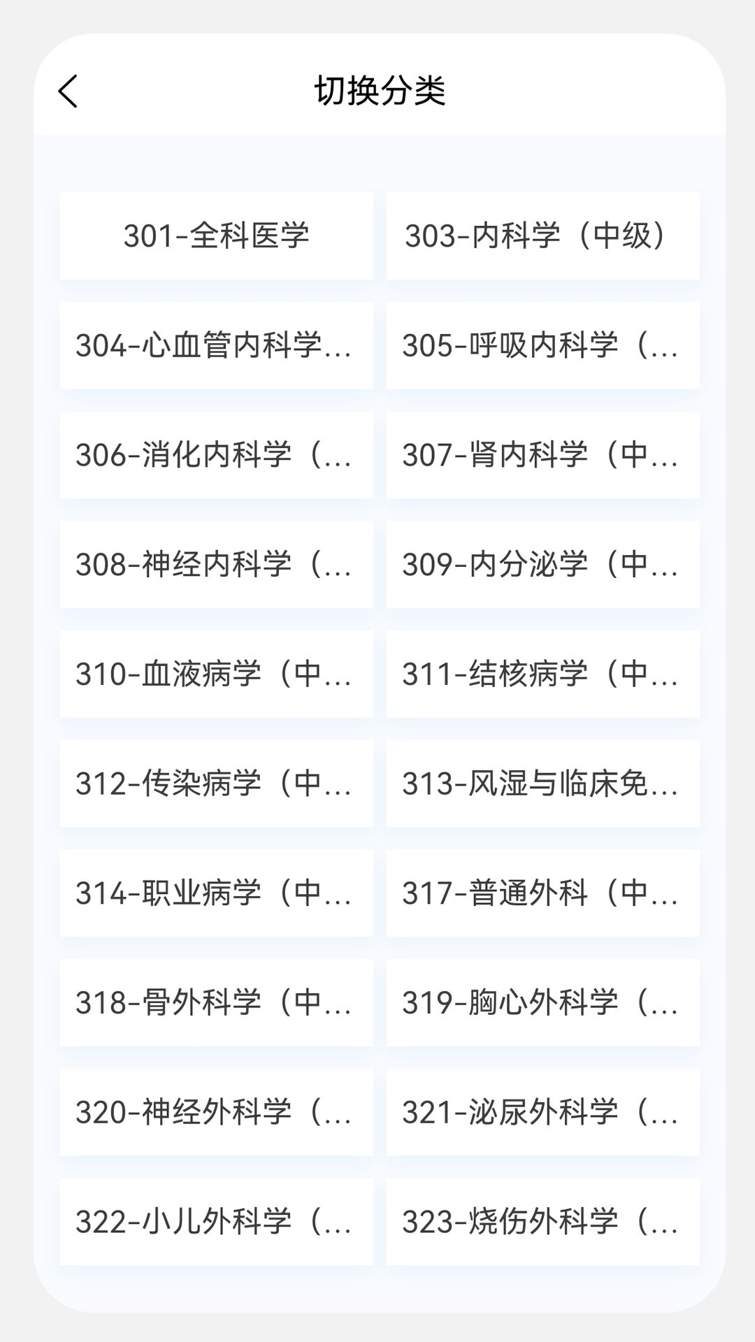 主治医师原题库