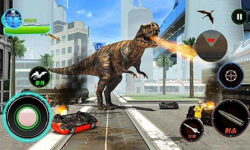 机器人变形机械恐龙