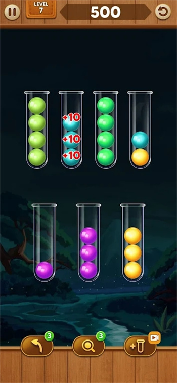 多彩球球分类排序游戏