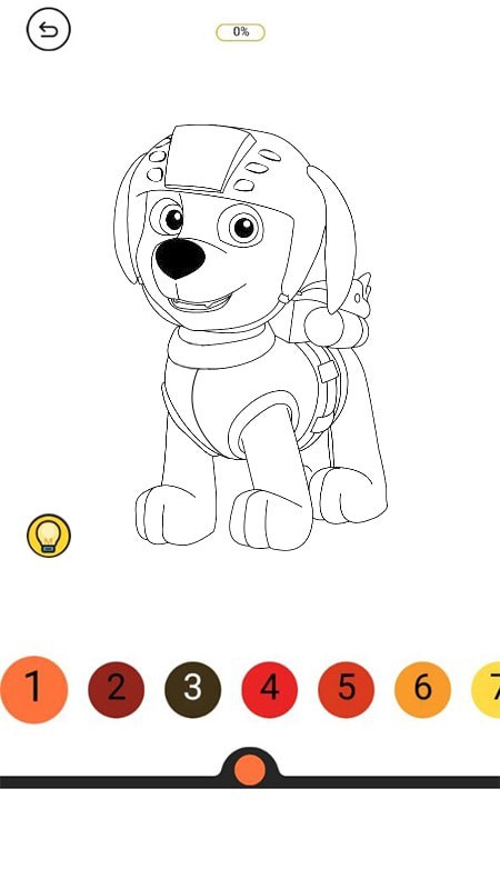 小猪画画涂色 小猪画画涂色