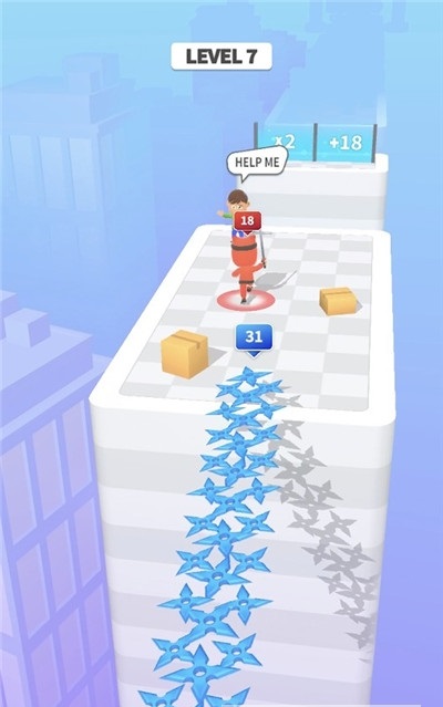 倍增飞镖救人 倍增飞镖救人