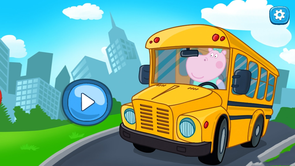 猪猪小镇迷你校车