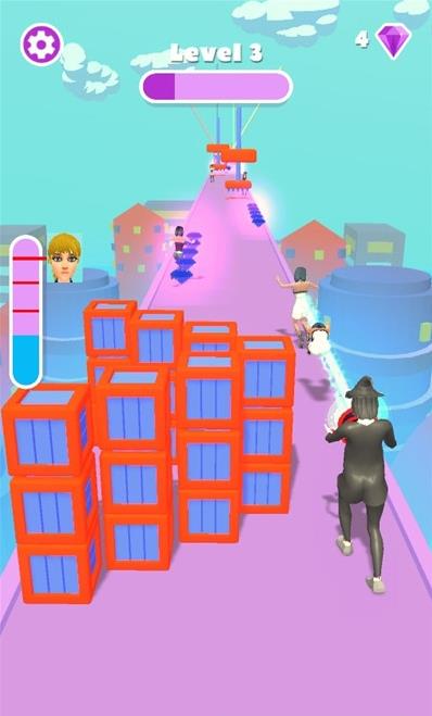 巫女少年赛跑者