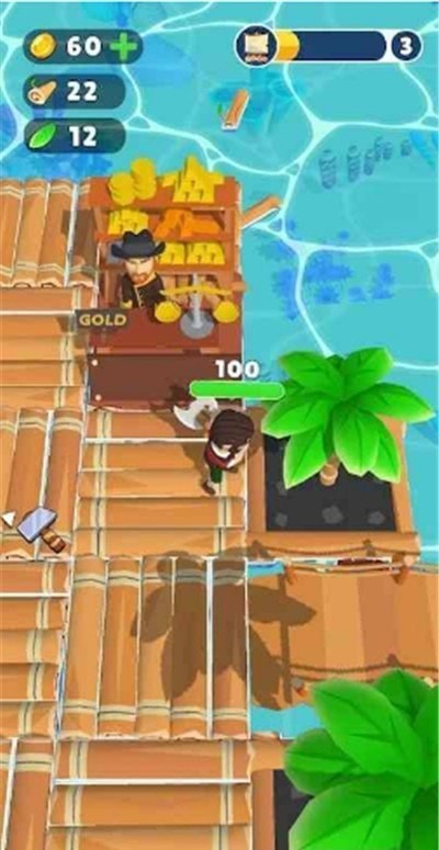 海中造筏 海中造筏