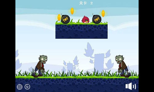 愤怒的小鸟vs僵尸