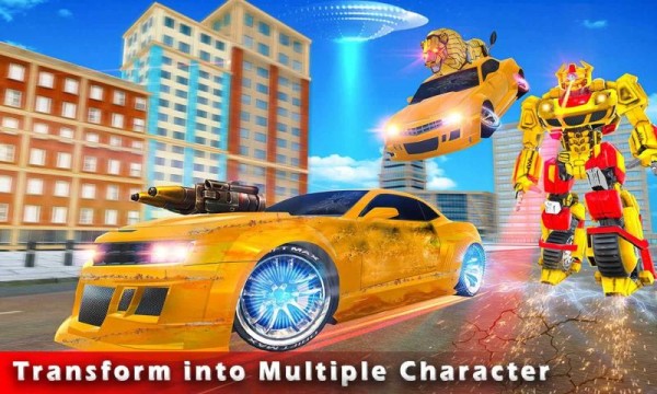 超级英雄飞狮机器人