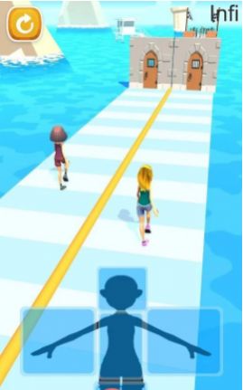 身体放大赛跑 身体放大赛跑