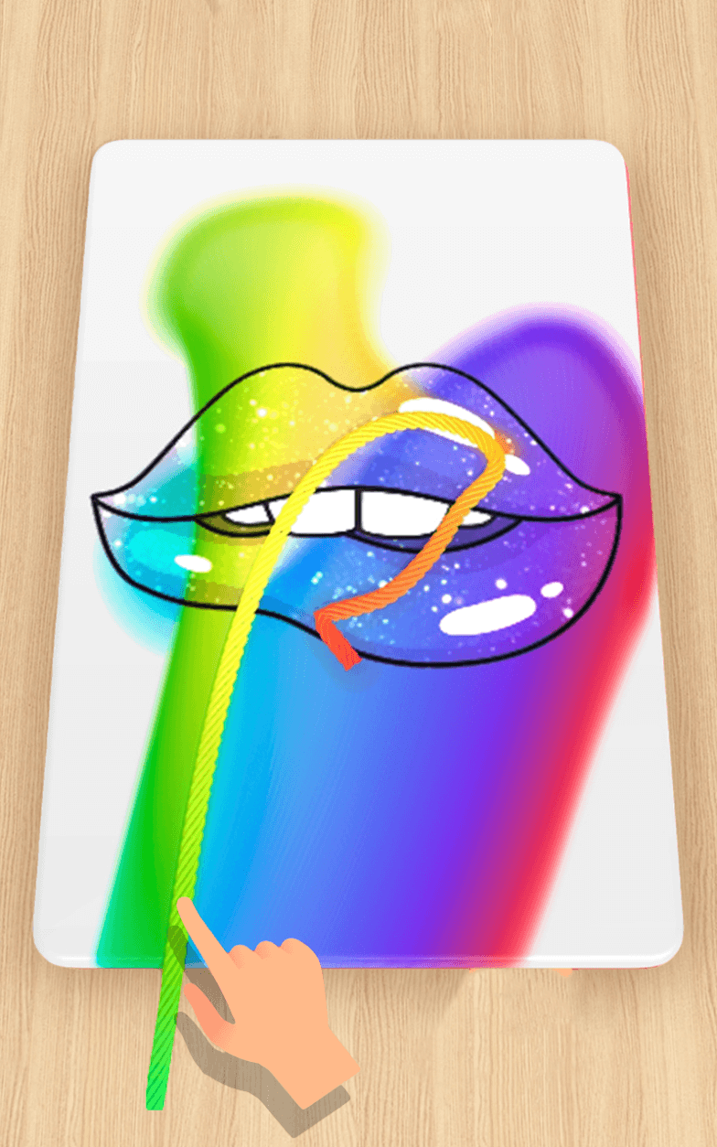 拉线画艺术 拉线画艺术