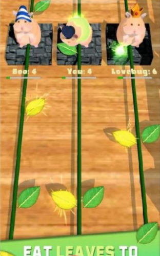 仓鼠吃叶子比赛 仓鼠吃叶子比赛