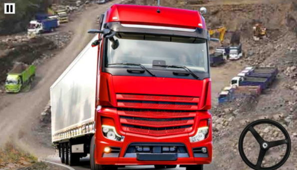 山地货车驾驶员3d