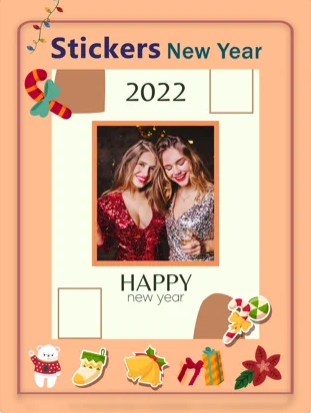 2022新年相框问候 2022新年相框问候