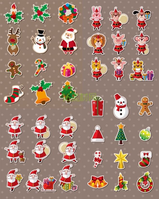 FlavorStickers圣诞快乐贴纸 FlavorStickers圣诞快乐贴纸