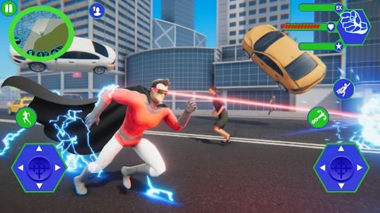 飞行超级英雄城市救援