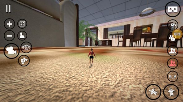 巨人女孩破坏城市