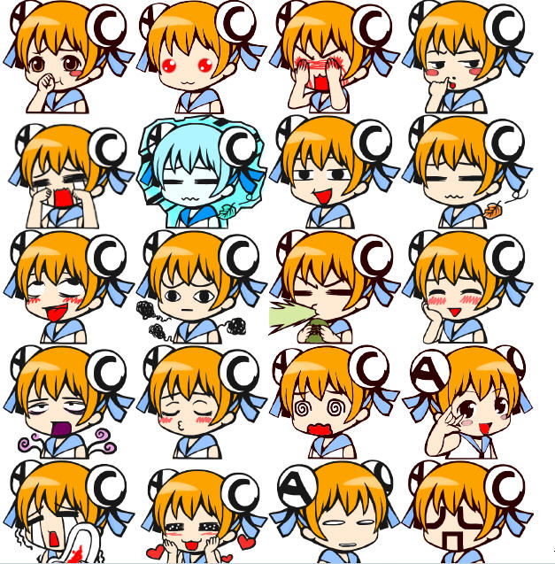 ac娘表情包 ac娘表情包