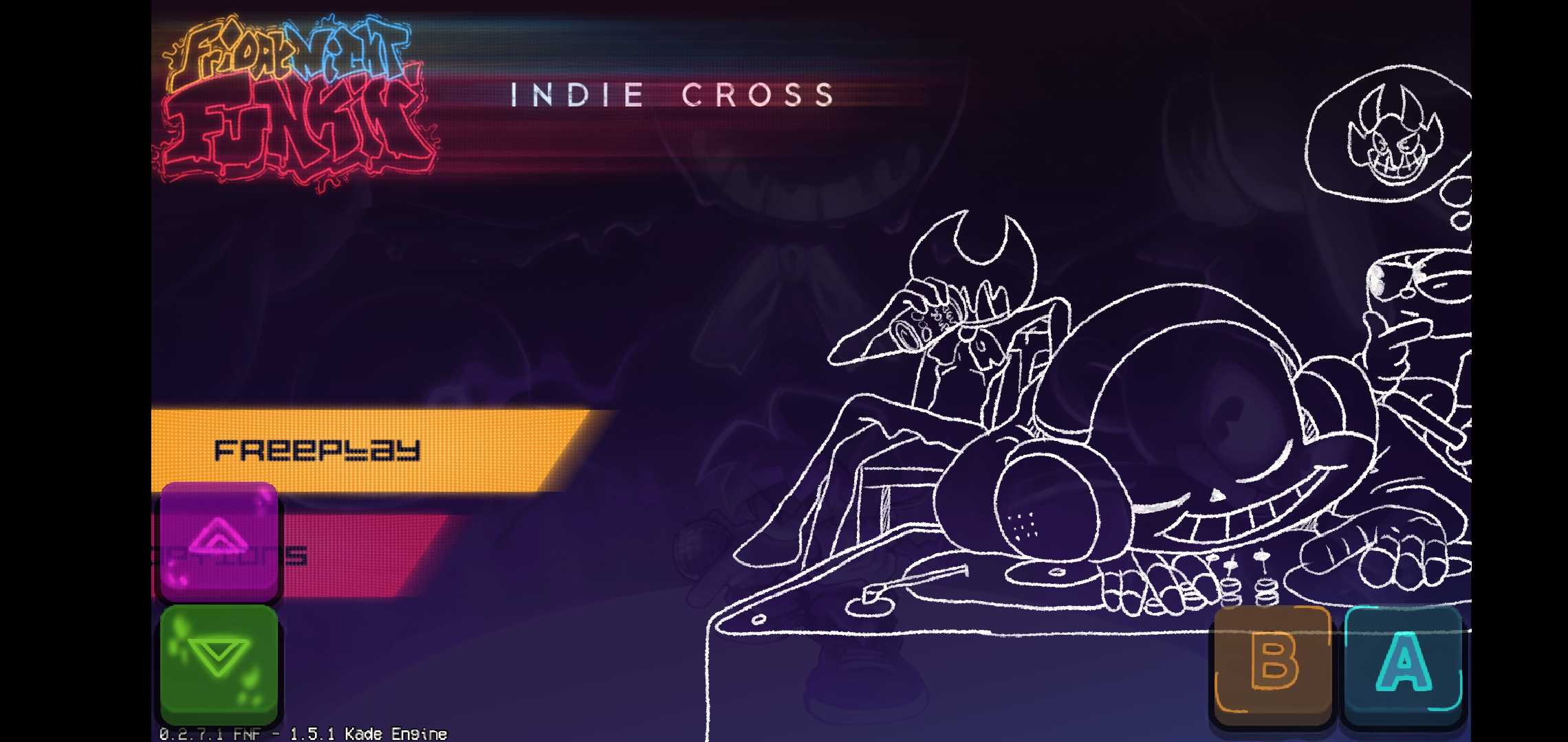 fnf indie cross
