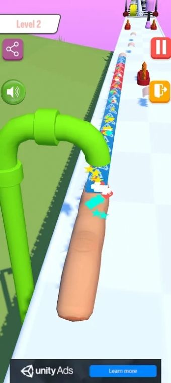 女孩指甲时尚跑3D