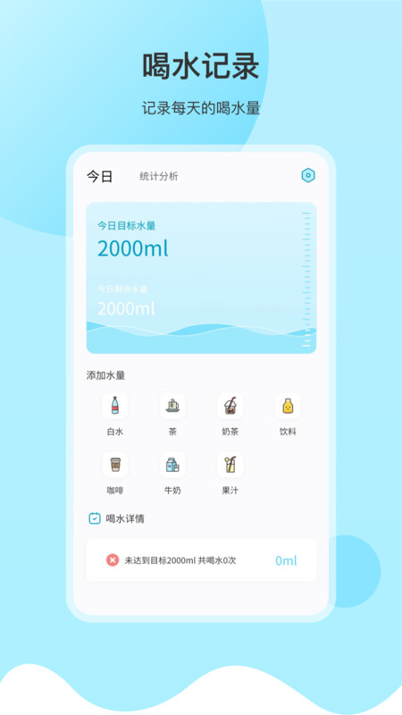 喝水提醒记录 喝水提醒记录