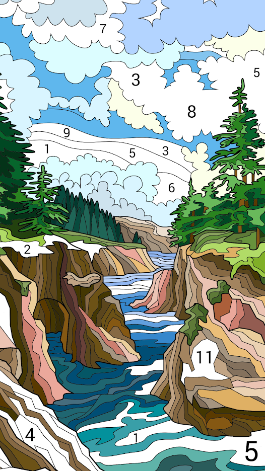 按编号上色的涂鸦书