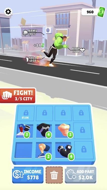 合并空闲战斗3D游戏