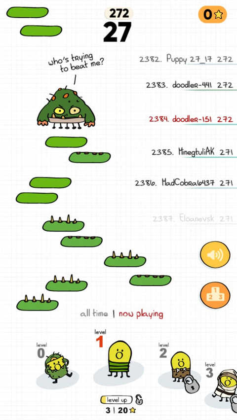 嘟嘟跳2(Doodle Jump 2)