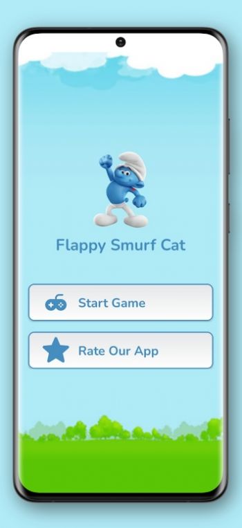 飞翔的蓝精灵猫