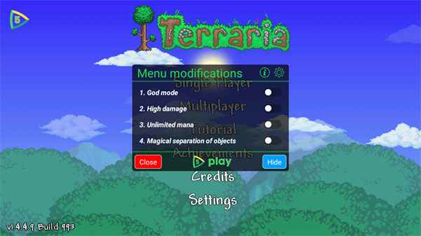 泰拉瑞亚内置MOD菜单