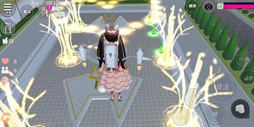 樱花校园模拟器跑酷