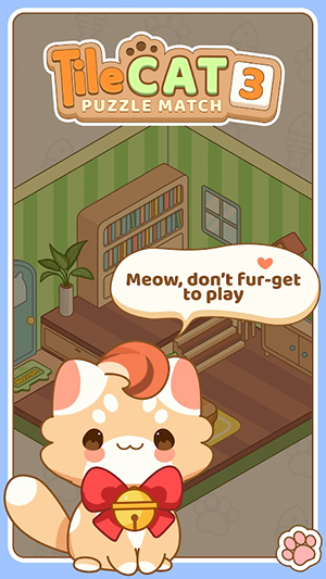  瓷砖猫三消拼图匹配