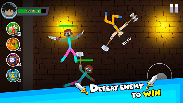 火柴人布娃娃战士格斗